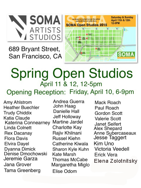 SOMA Artist Studio – April 11& 12